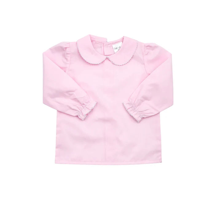 Valentines Picot Trim Woven Shirt