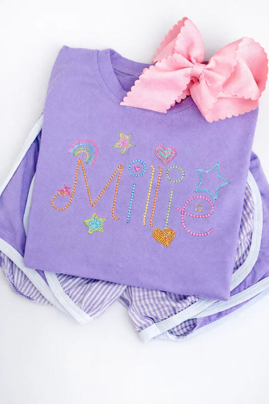 *Mid May Pre-Order* Purple Stretch T Shirt