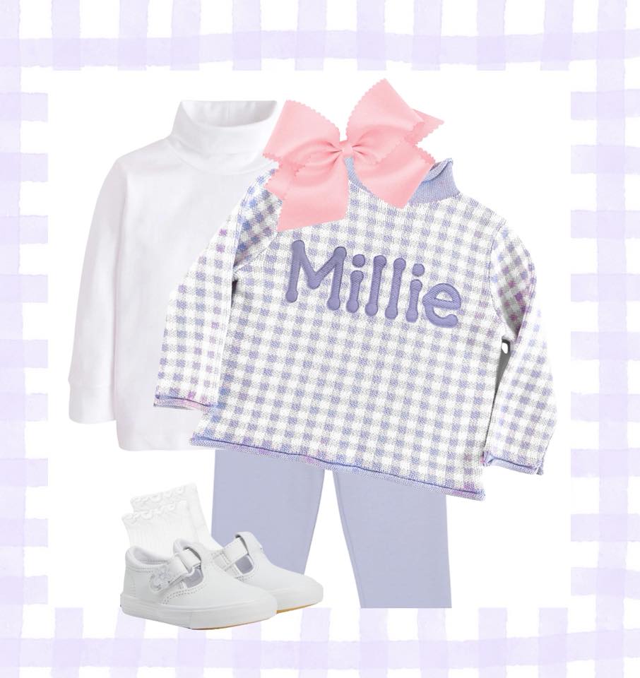 Gingham Sweater - Pre Order