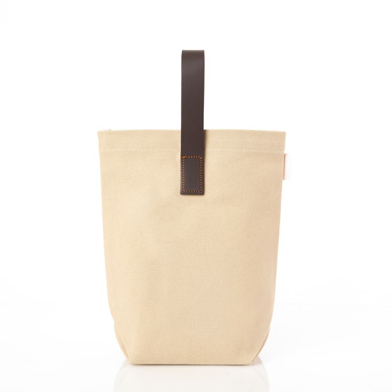 Leather-Grip Wine Carrier for Two Bottles