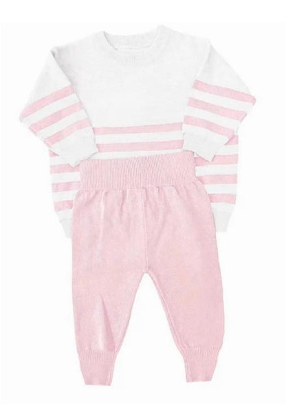 Striped Organic Cotton Knit Set *November TAT*