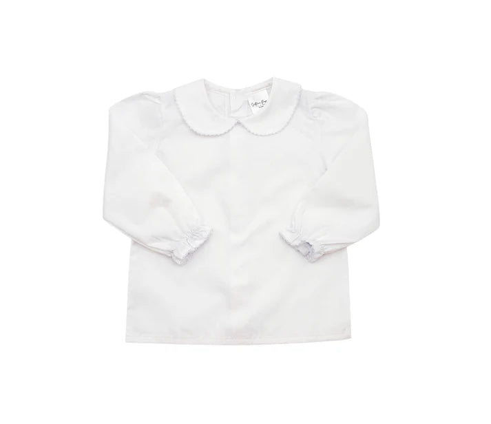 Valentines Picot Trim Woven Shirt