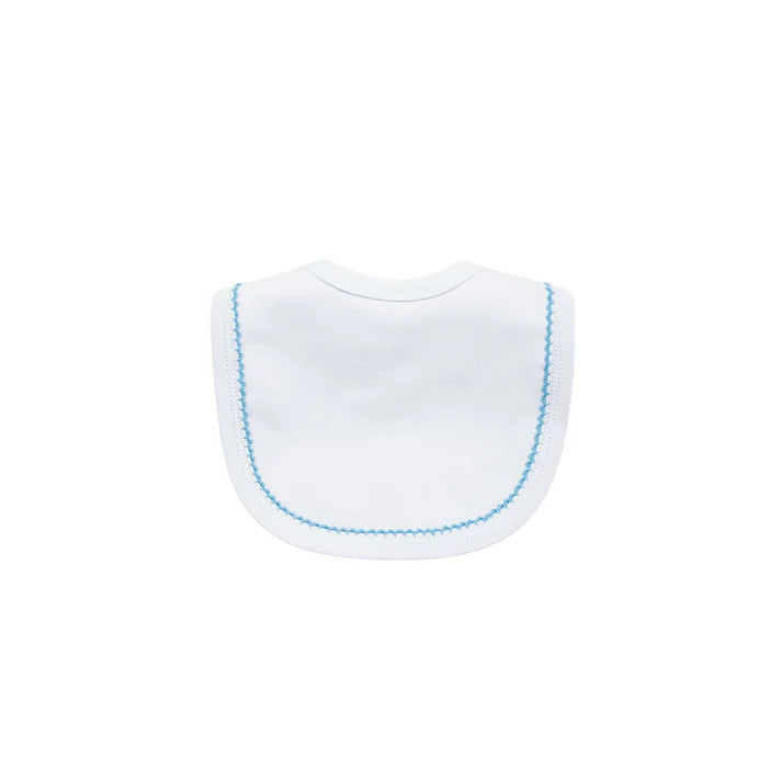 Valentines Picot Trim Bib