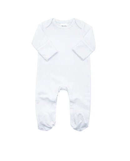 Valentines Picot Trim Proper Footie