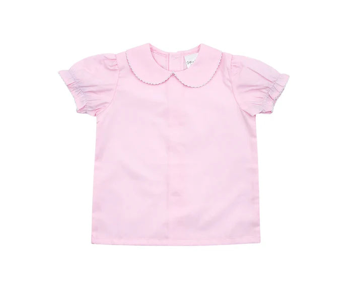 Valentines Picot Trim Woven Shirt