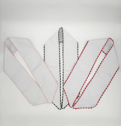 Valentines XOXO Ric Rac Wreath Sash