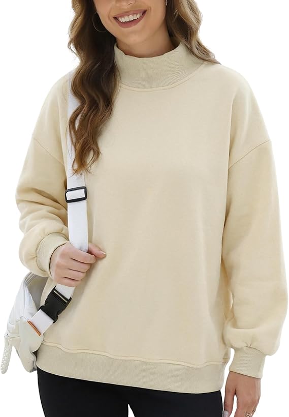 Mock Neck Sweatshirt (Adult)