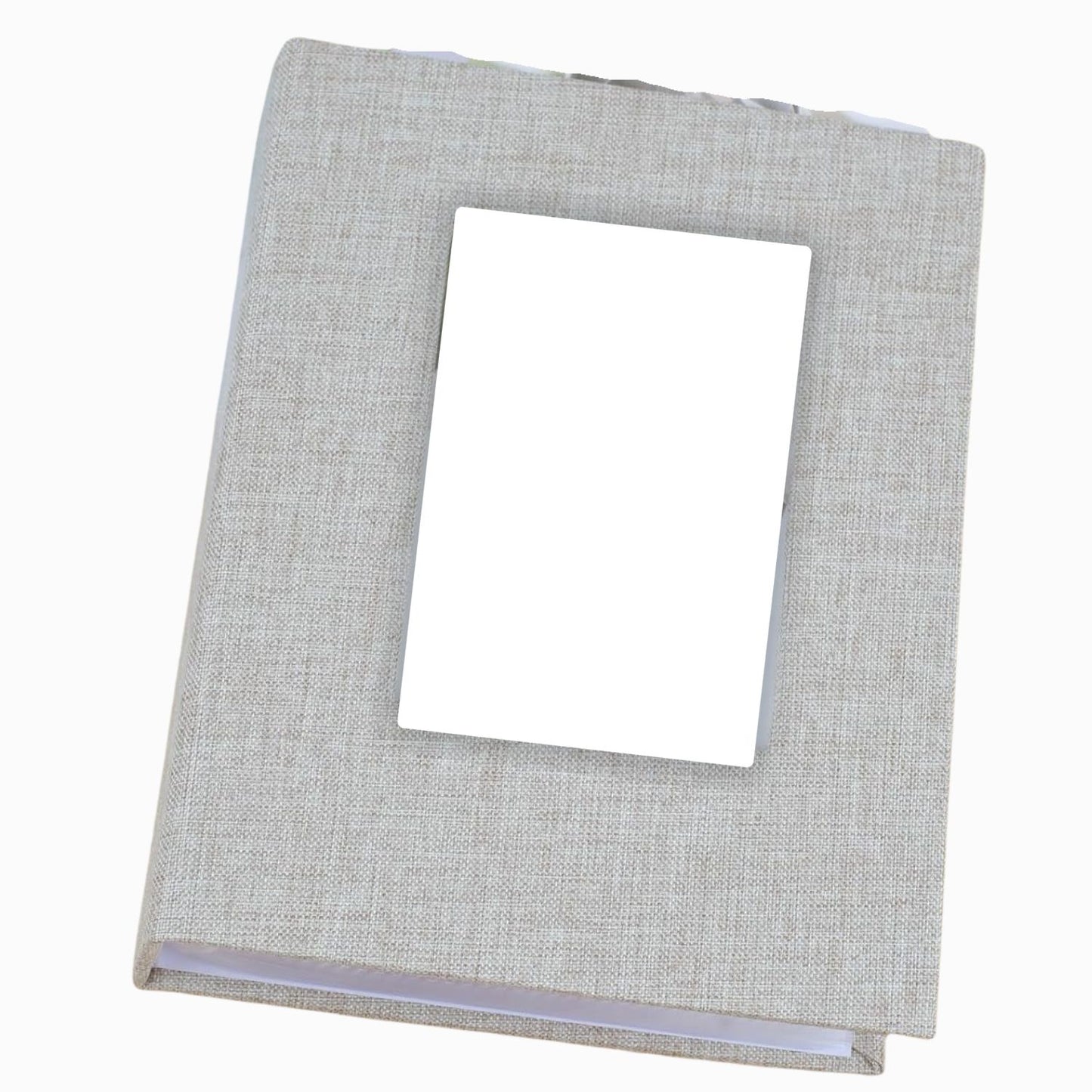 Linen Christmas Card Album Book