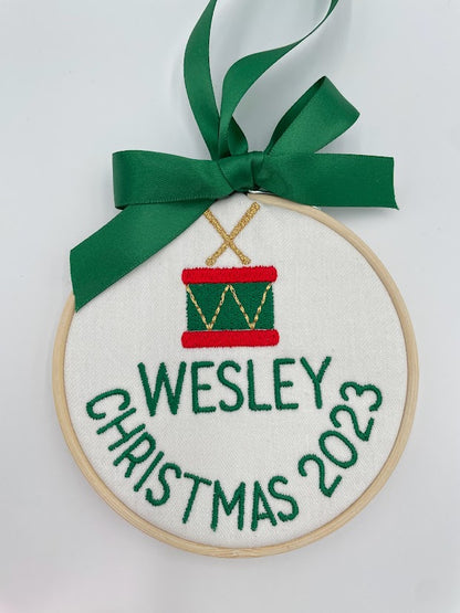 Hoop Christmas Ornament