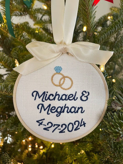 Hoop Christmas Ornament