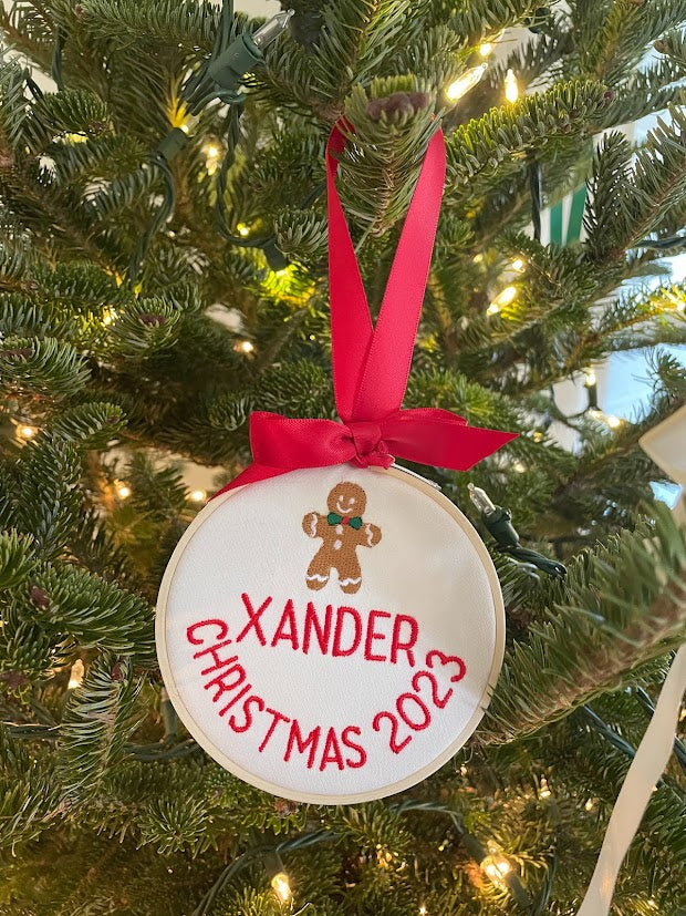 Hoop Christmas Ornament