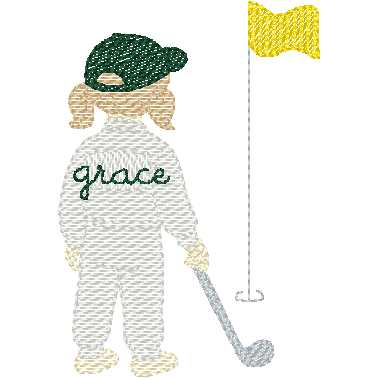 Golf Caddie Sketch Shirt