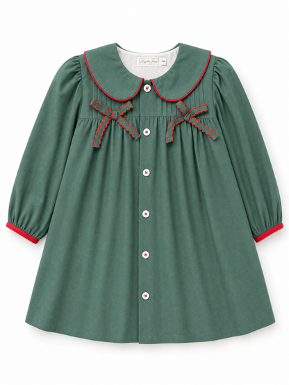 Evergreen Bow Dress