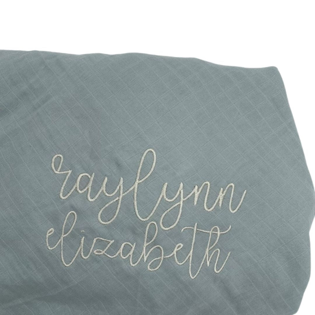 Custom Muslin Swaddle Blanket