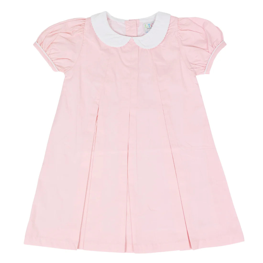 Pleated Peter Pan Collared Dress