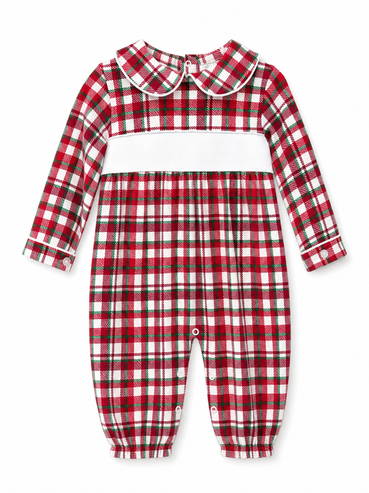 Christmas Check Romper