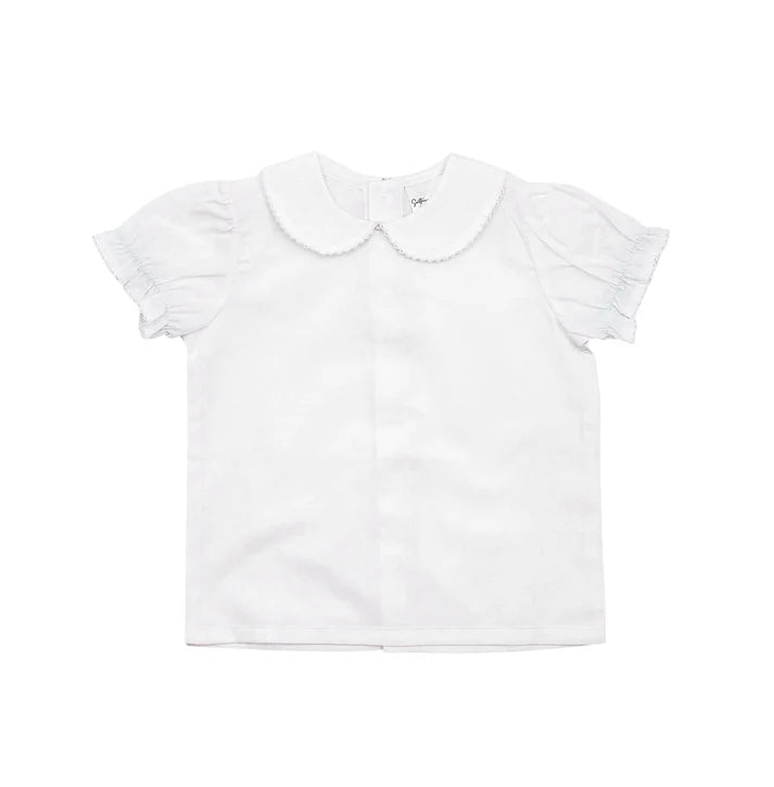 Valentines Picot Trim Woven Shirt