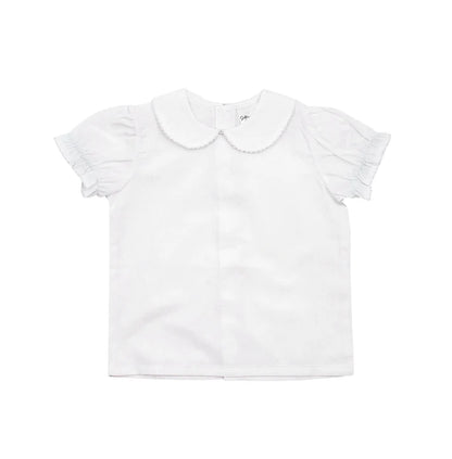 Valentines Picot Trim Woven Shirt