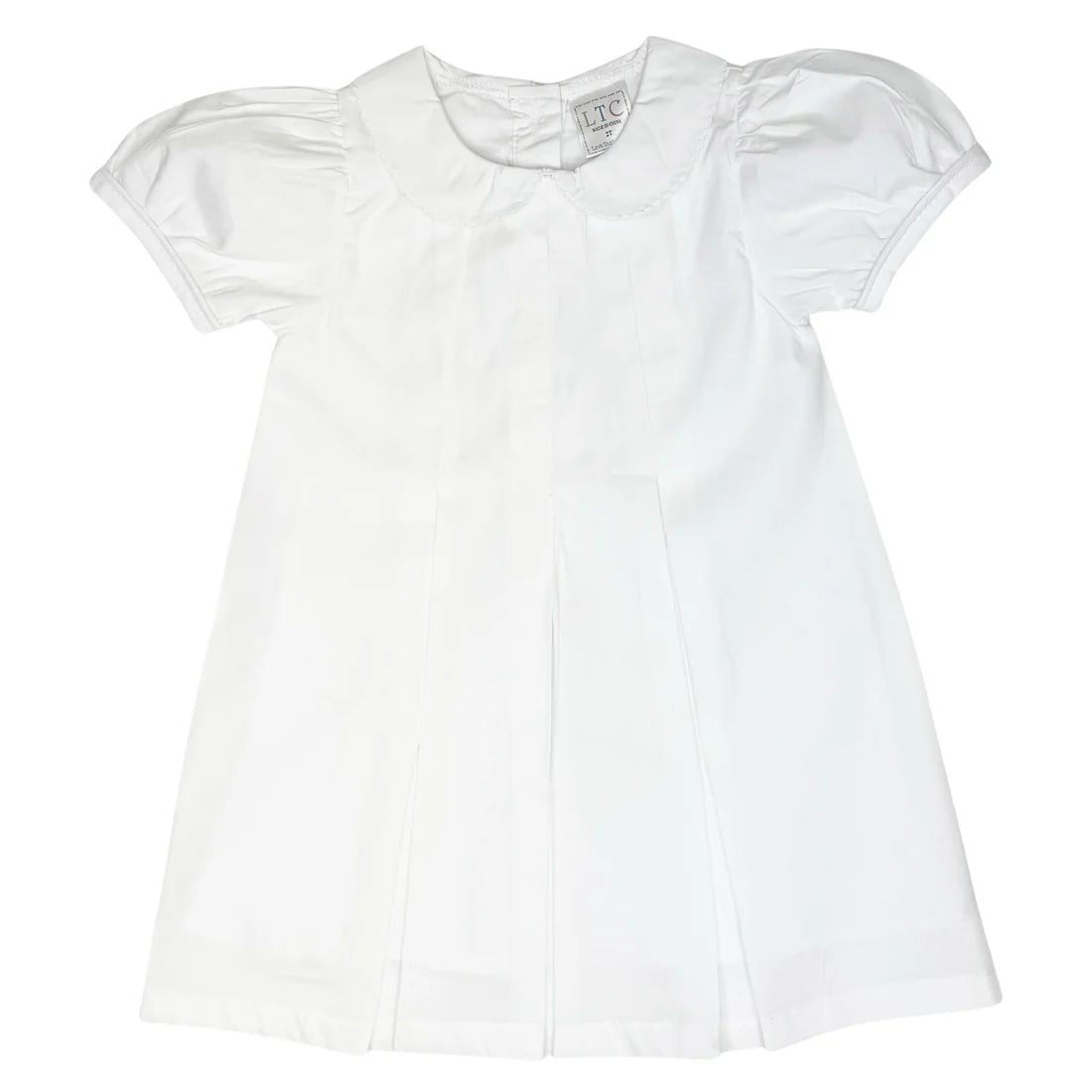 Pleated Peter Pan Collared Dress